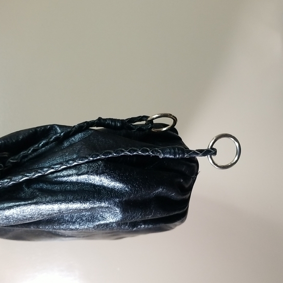 ELLIOTT  LUCCA GENUINE LEATHER BLACK PURSE / HANDBAG - Picture 3 of 9